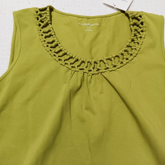 Croft & Barrow Sleeveless Blouse - Picture 2 of 3